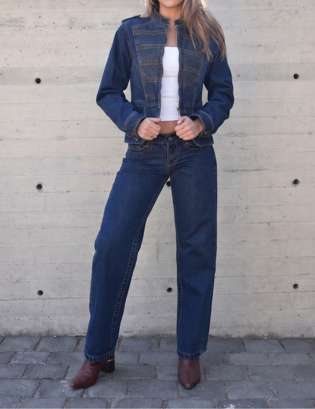 Blazze 04 - Zip jacket indigo